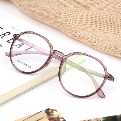 Round Ultralight 2323 TR90 Fashion Women Glasses Frame Prescription Eyeglasses Frames Women Full Rim Eyewear