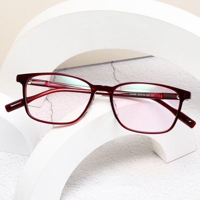 1199 Acetate Optical Glasses Frame Women Retro Vintage Square Eyeglasses Prescription Spectacles Myopia Eyewear