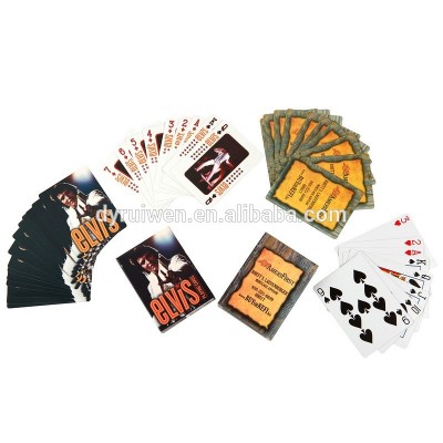 100% plastic custom playing cards