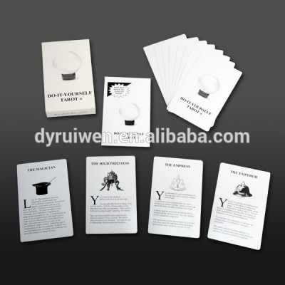 custom design paper learning cards game