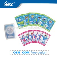 Washable /Waterproof 7 family Game playing cards