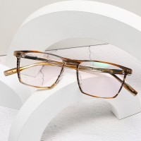 Reven Jate 1100 Acetate Optical Glasses Frame Women Retro Vintage Square Eyeglasses Prescription Spectacles Myopia Eyewear