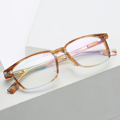 1103 Acetate Optical Glasses Frame Men Retro Vintage Square Eyeglasses Prescription Spectacles Myopia Eyewear